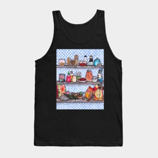 Kitchen Shelves illustration Tank Top